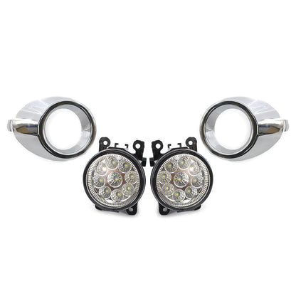 Fog Light Set for Ford Fiesta (2011–2019) - Includes Frame Cover