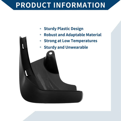 Mud Flaps Splash Guards 1 Set for Mercedes-Benz S Class (2015-2020)