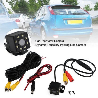 8LED Dynamic Trajectory Rear View Camera for Car Bus Truck