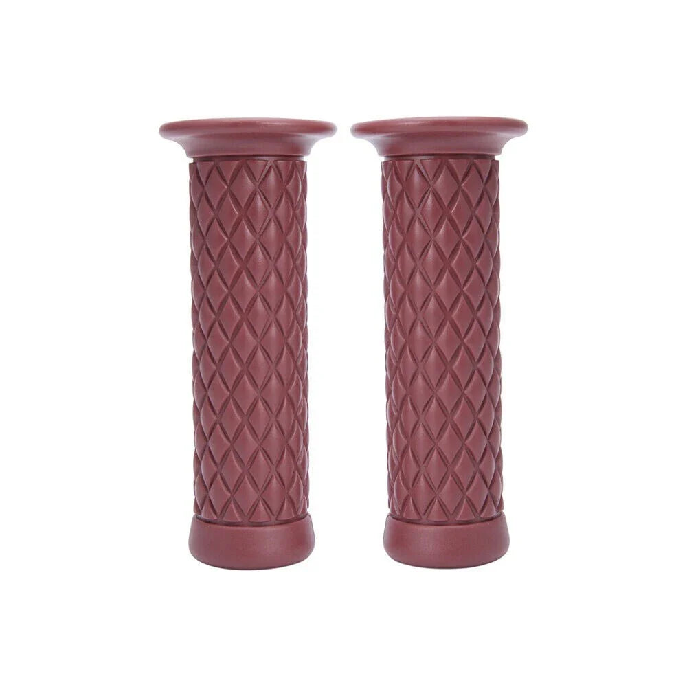 Brown Motorcycle Gel Hand Grips 7/8in for Sports Bike