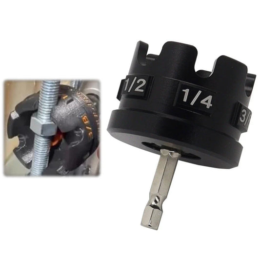 Electric Drill Nut Driver Adapter for Threaded Rod Installation Hex Handle