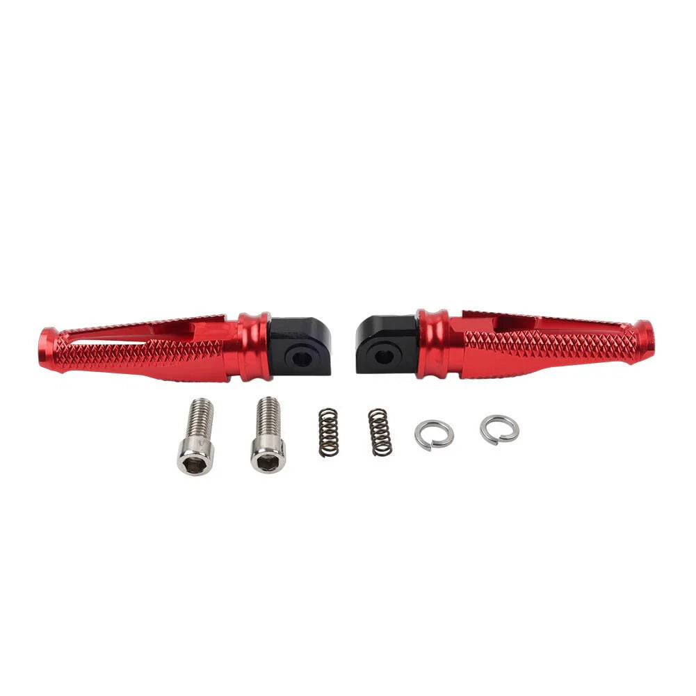 Red Foot Pegs Rear Passenger Footrests for Yamaha YZF R1 R6