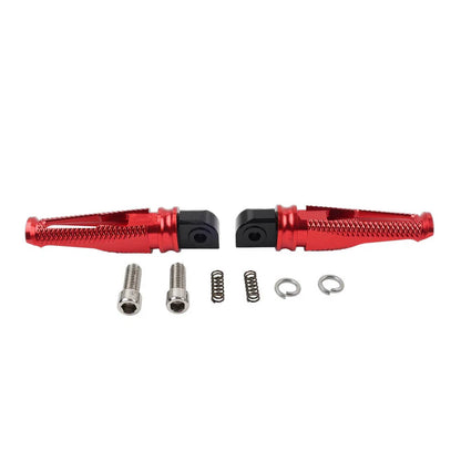 Red Foot Pegs Rear Passenger Footrests for Yamaha YZF R1 R6