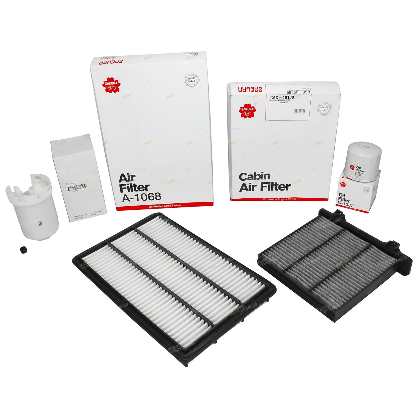 Oil Air Fuel Cabin Filter Kit for Pajero NM NP (2000–2006)