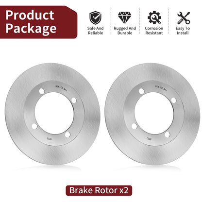 2 Pack Front Brake Disc for Suzuki King Quad 400 (2008–2024)