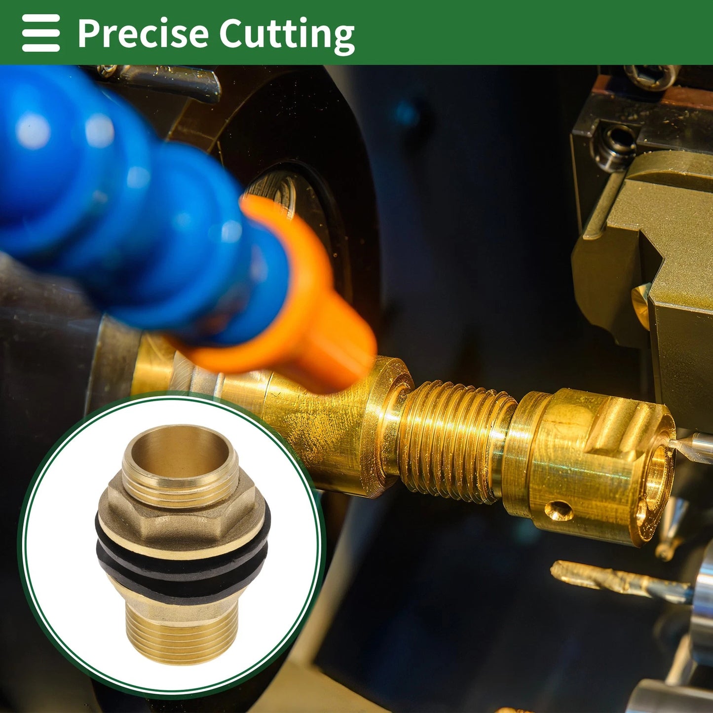 3/4" Male Double External Thread Coupling with Gasket for Various Models