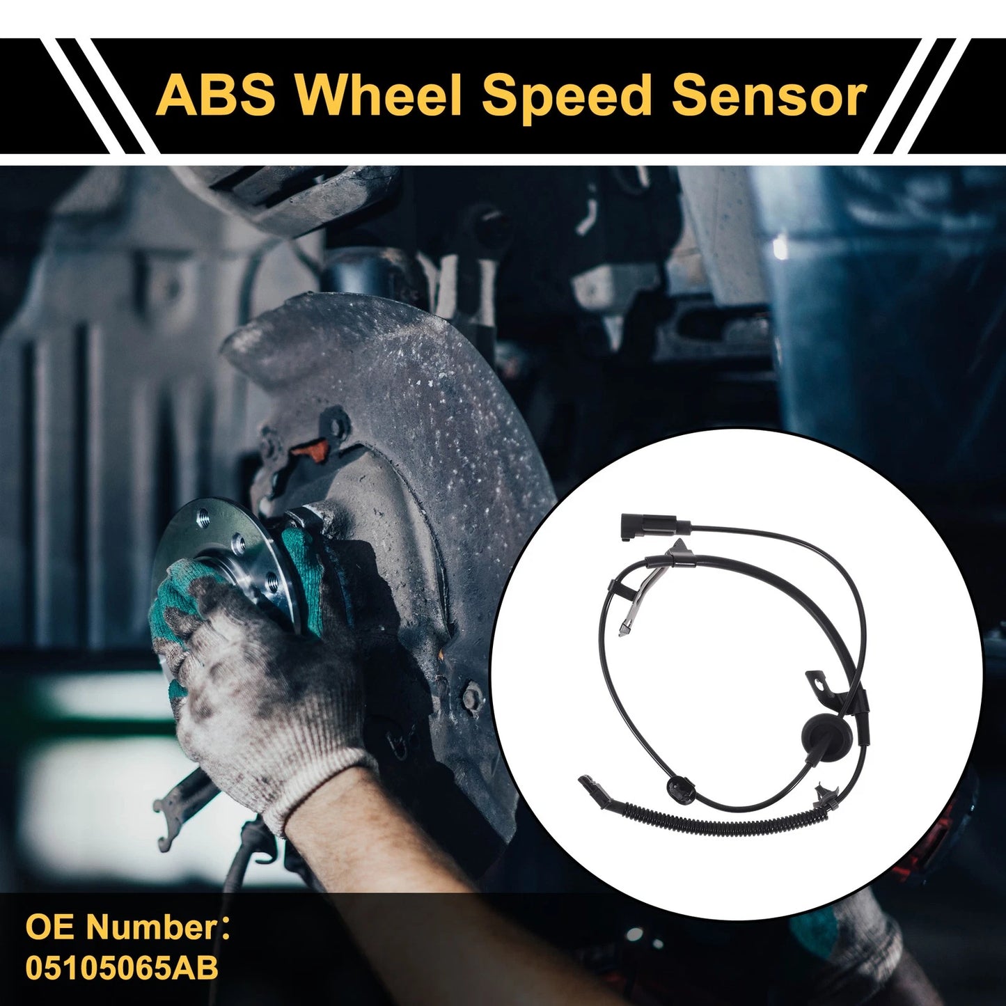 ABS Wheel Speed Sensor No. 05105065AB for Dodge Caliber (2007–2012)
