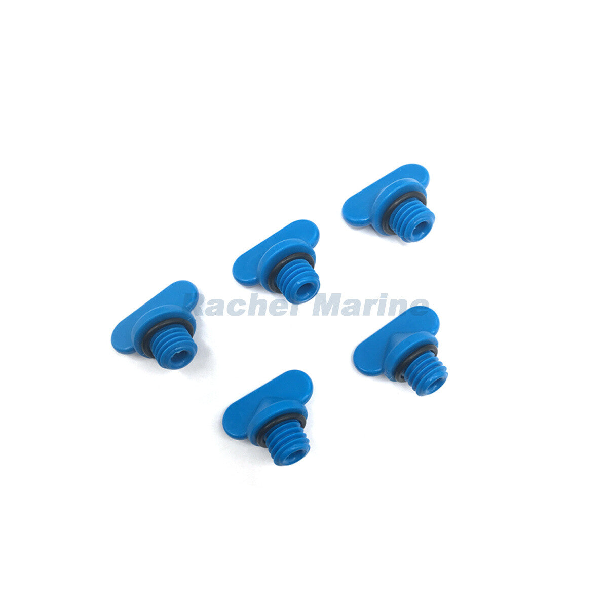 Set of 5 Exhaust Manifold Water Drain Plugs for Mercruiser