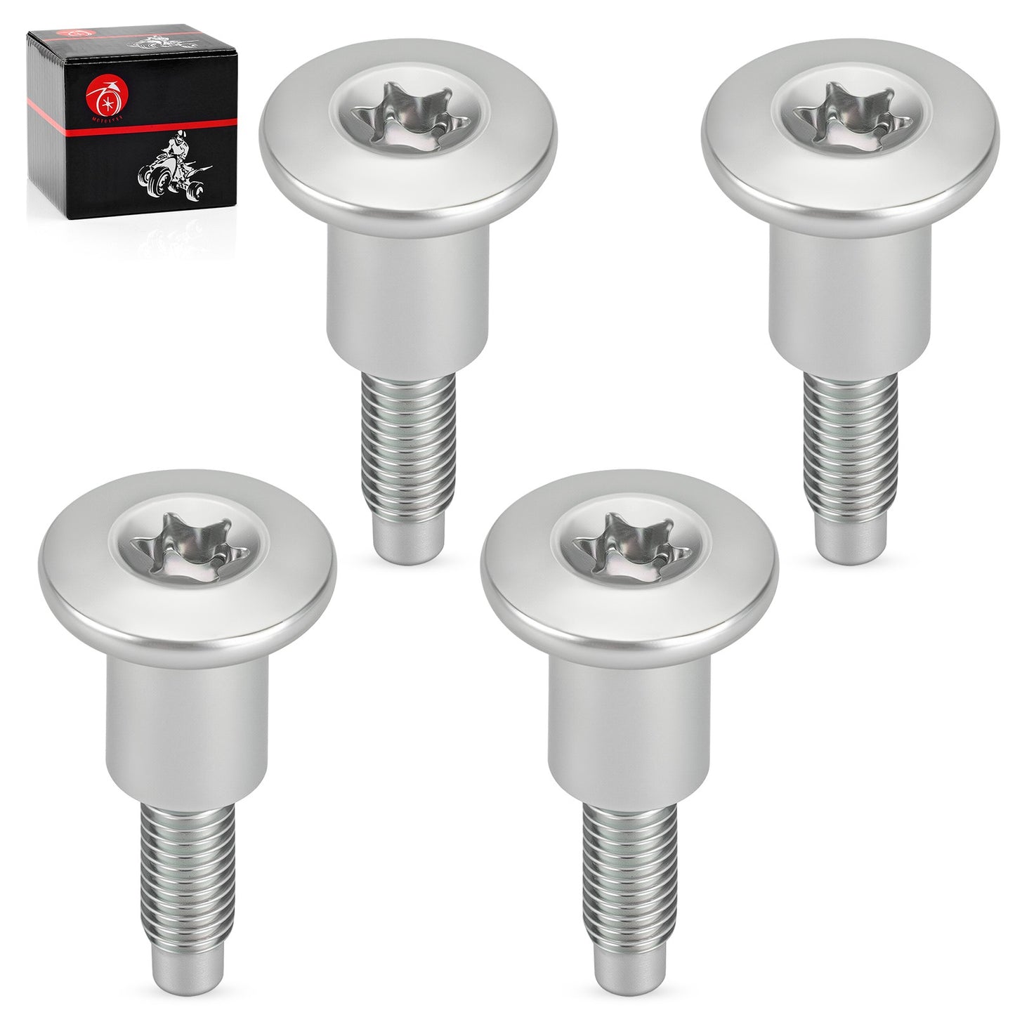 Set of 4 Valve Cover Shoulder Bolts for Polaris RZR 570 900 1000 XP Turbo