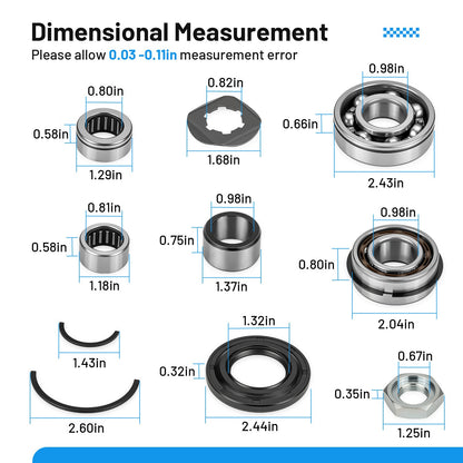 Transmission Bearings Set for Yamaha Banshee 350 (1987–2006)