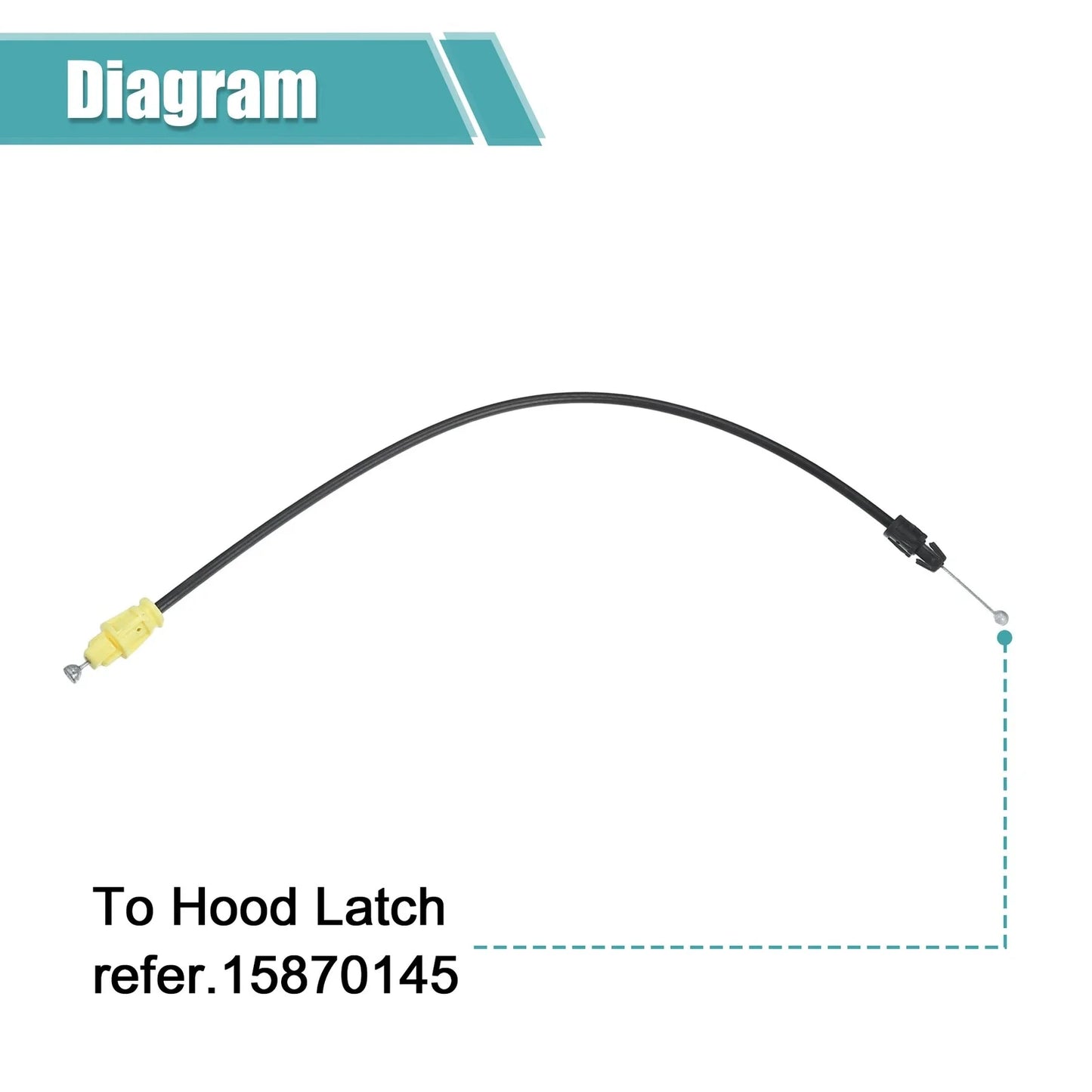 Front Side Door Locking Cable for Chevrolet Silverado 2500 HD (2001-2007)