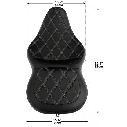 Driver Passenger Seat for Harley Touring Electra Glide FLHT (2009-2023)
