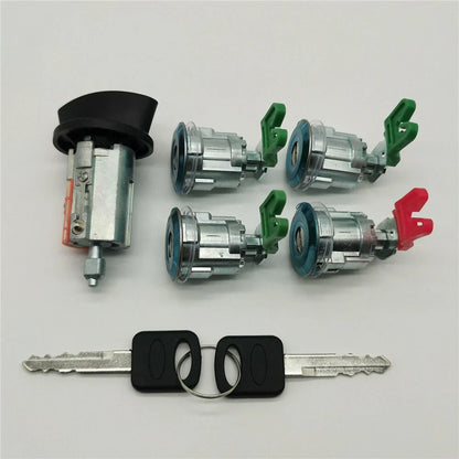 Ignition Cylinder & 4 Door Lock Kit for Ford Econoline Van (1997-2020)