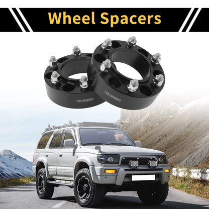 2X 6x139.7mm Wheel Spacers M12x1.5 for Toyota 4Runner (1989–2023)