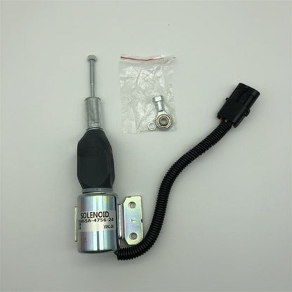 Fuel Shutoff Solenoid Valve for Volvo EC140 EC150 EC210 (24V)