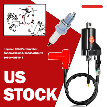 Ignition Coil for Honda CR80R CR80RB CR85R CR85RB (1987–2007)