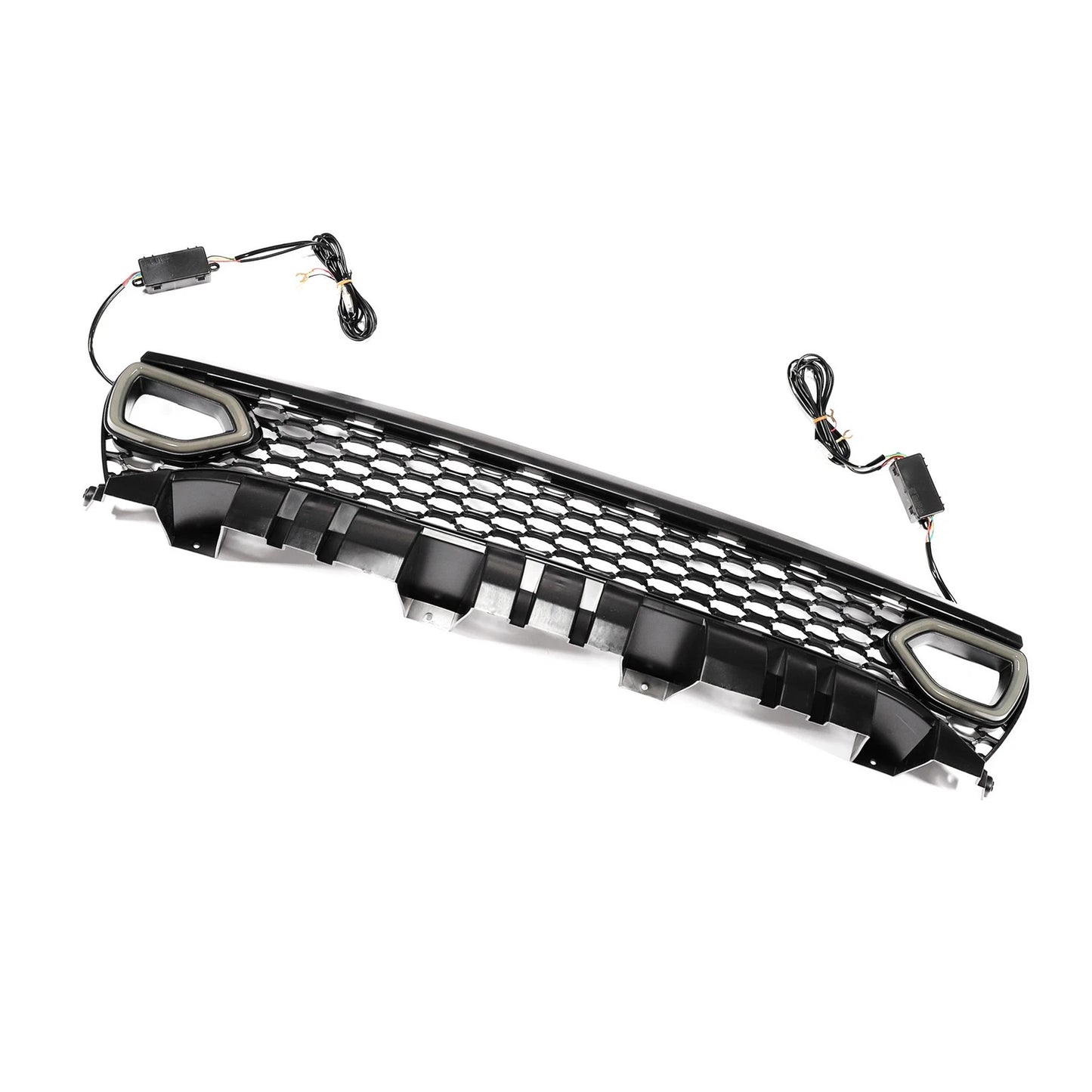 Front Upper Hood Bumper Grille for Dodge Charger (2015–2023) Plastic Black