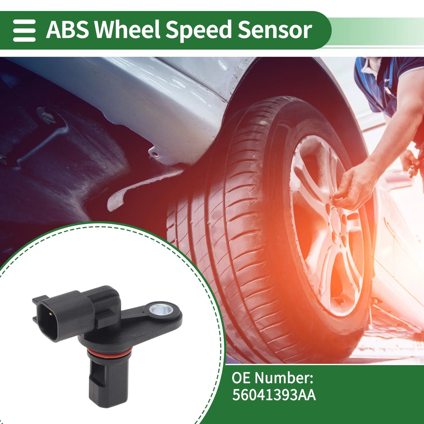 ABS Wheel Speed Sensor No. 56041393AA for Jeep Liberty (2002–2005)