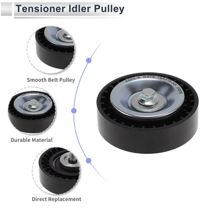 Drive Belt Idler Pulley for Ford Edge (2016–2018) No.DS7E19A216AA PA66