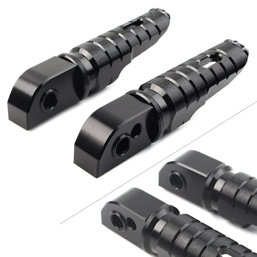 Rear Footrest Pegs Black for Street Scrambler 900 T100 (2016-2023) Pair