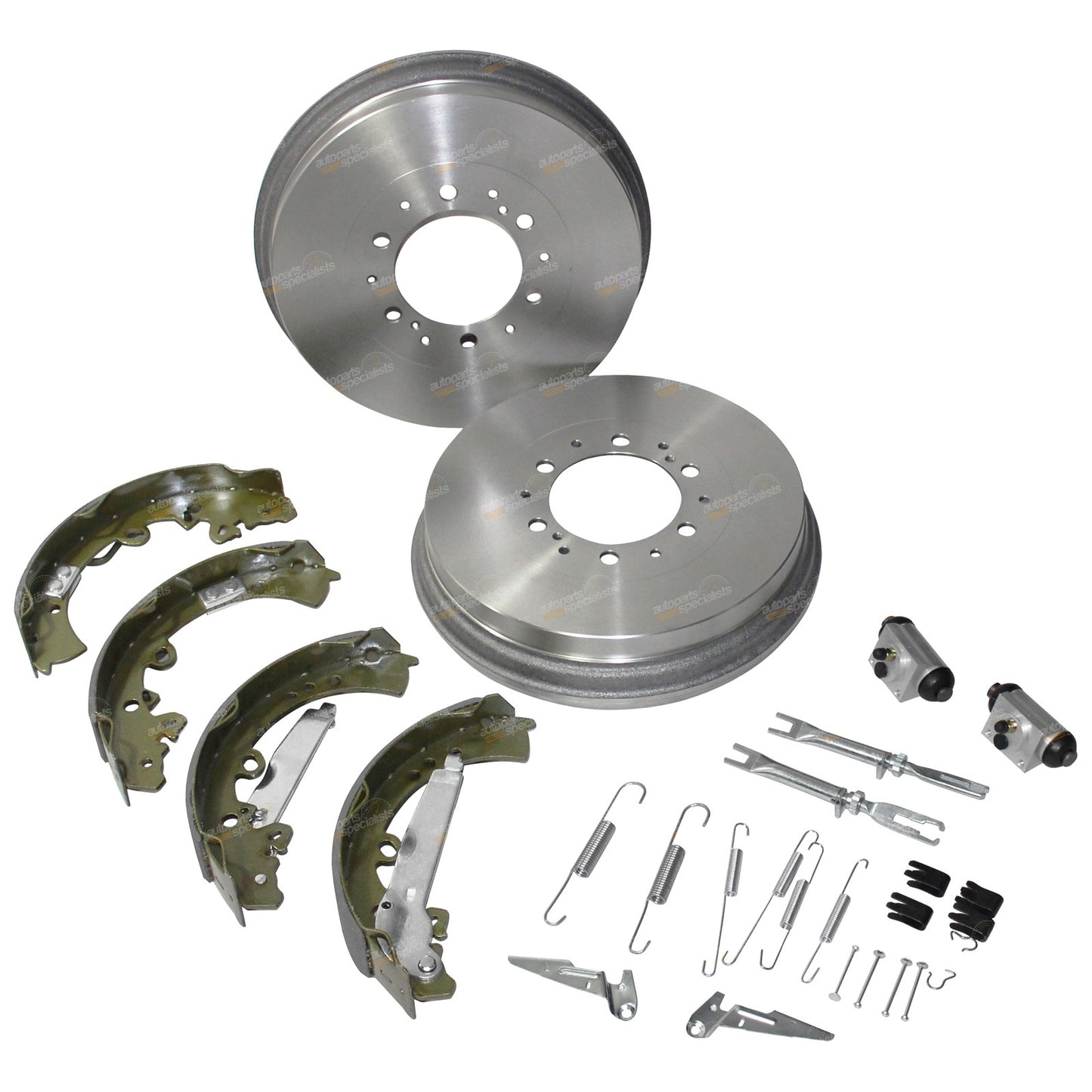 Rear Brake Drums and Shoes Kit for Hilux GGN25 KUN26 (2005–2016)