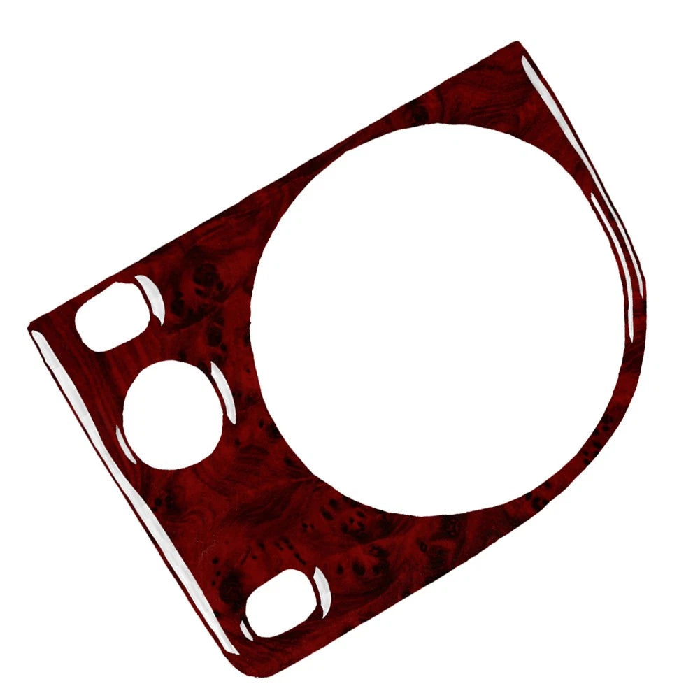 Red Wood Grain Headlight Switch Knob Cover Trim for BMW 3 Series E36 (1991–1999)