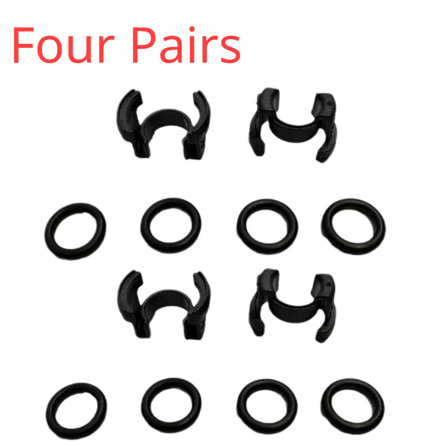 Set of 4 A/C Condenser Hard Line Lock Clamp Clips for Toyota