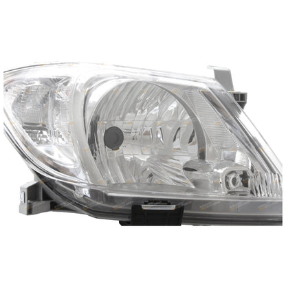 Set of 2 Clear Headlights for Toyota Hilux SR SR5 Workmate (2008–2011)