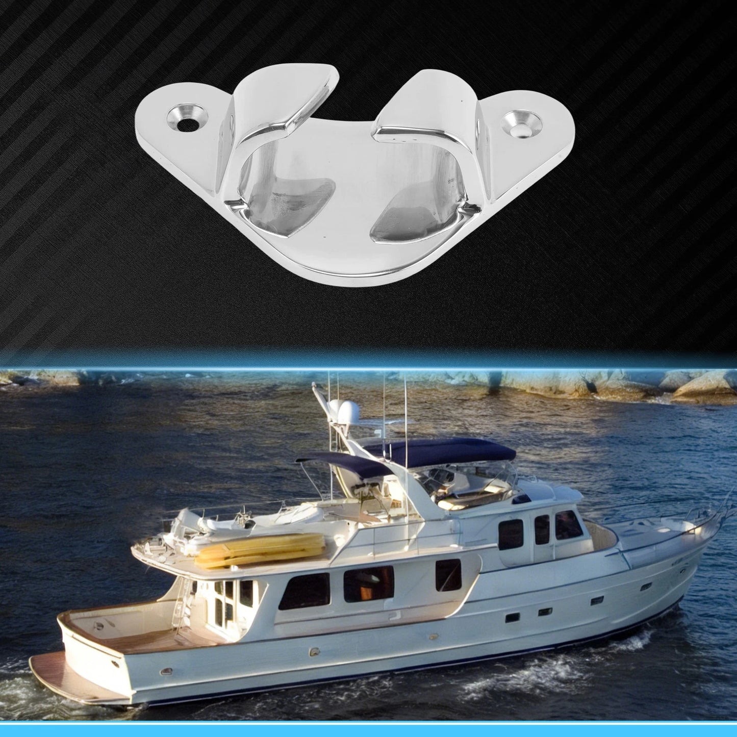 Boat Bow Chock for Marine 316 Stainless Steel (103 mm)