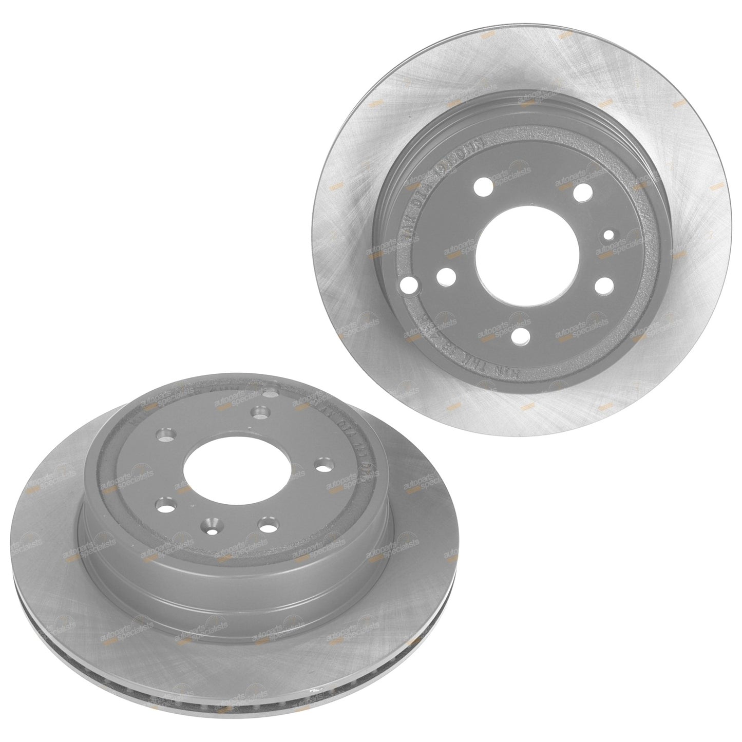 2 Rear Disc Brake Rotors for Holden Captiva CG (2006–2019)