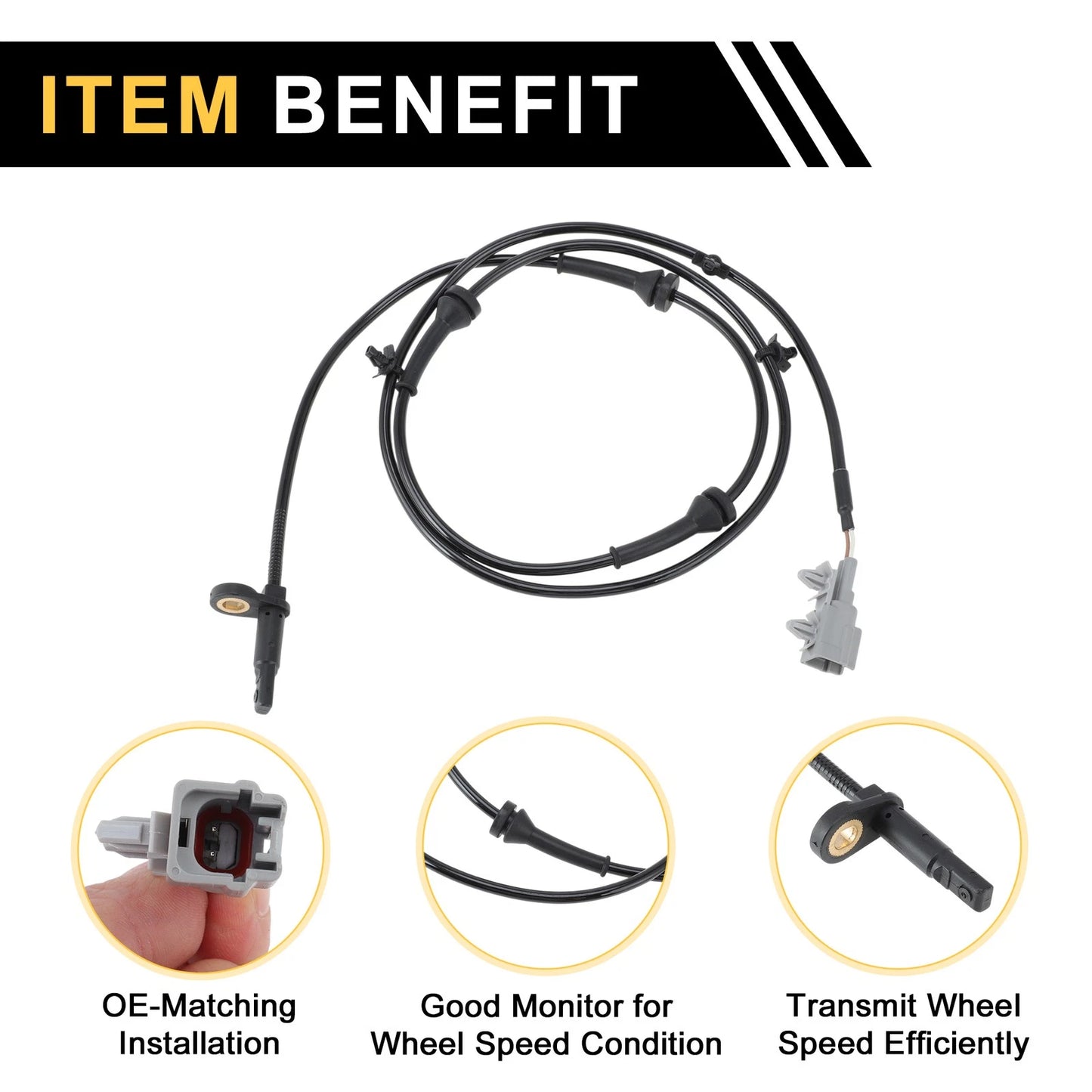 ABS Wheel Speed Sensor No. 47900CA00A for Nissan Murano (2003–2007) Rear Right