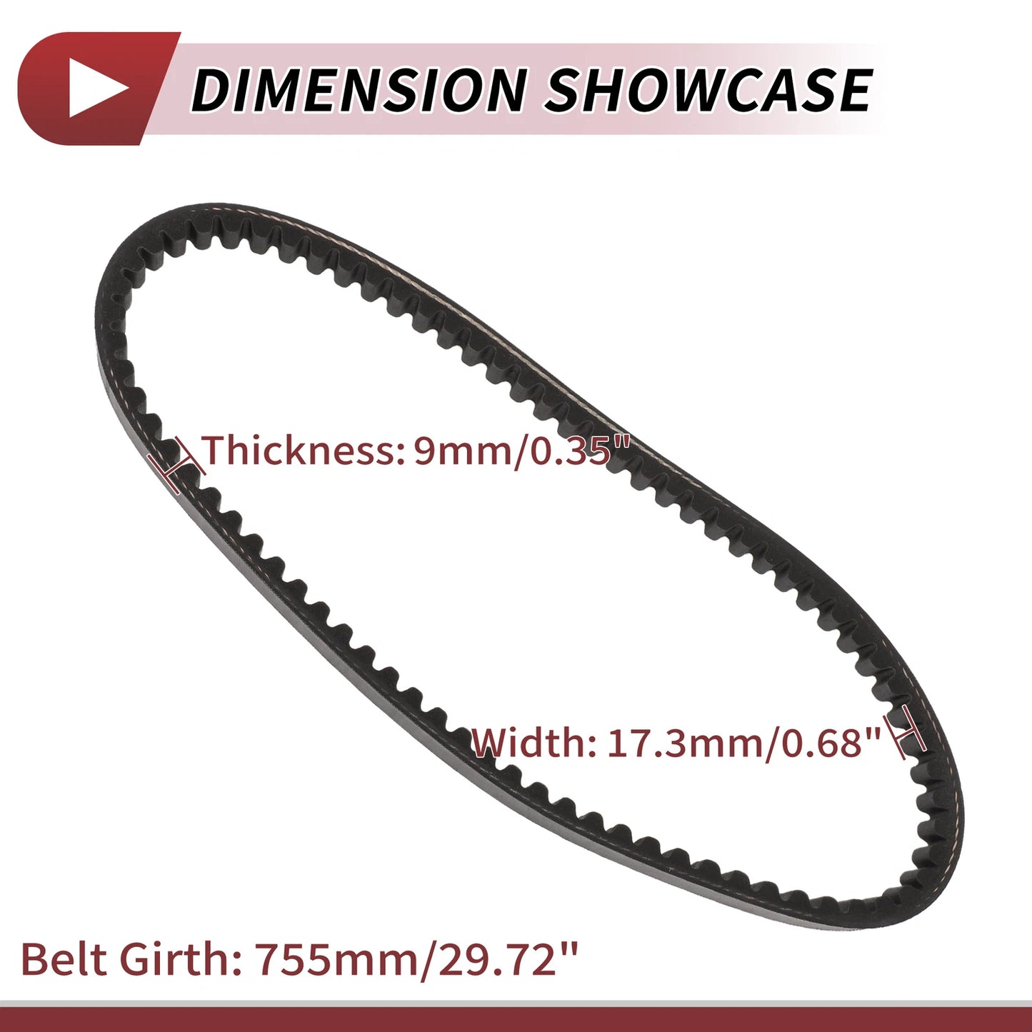 V-Belt Drive Belt for Peugeot Speedfight 50 (1990–2004)