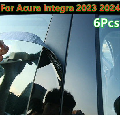 Pillar Posts Trim Cover / 6 Pcs / for Acura Integra (2023–2024)