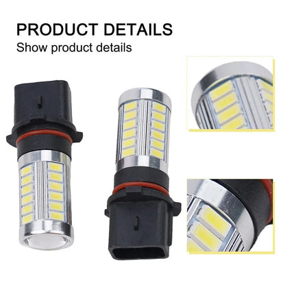 2 x P13W White LEDs Fog Lights and DRL Applications for A4 B8 (2008–2016)