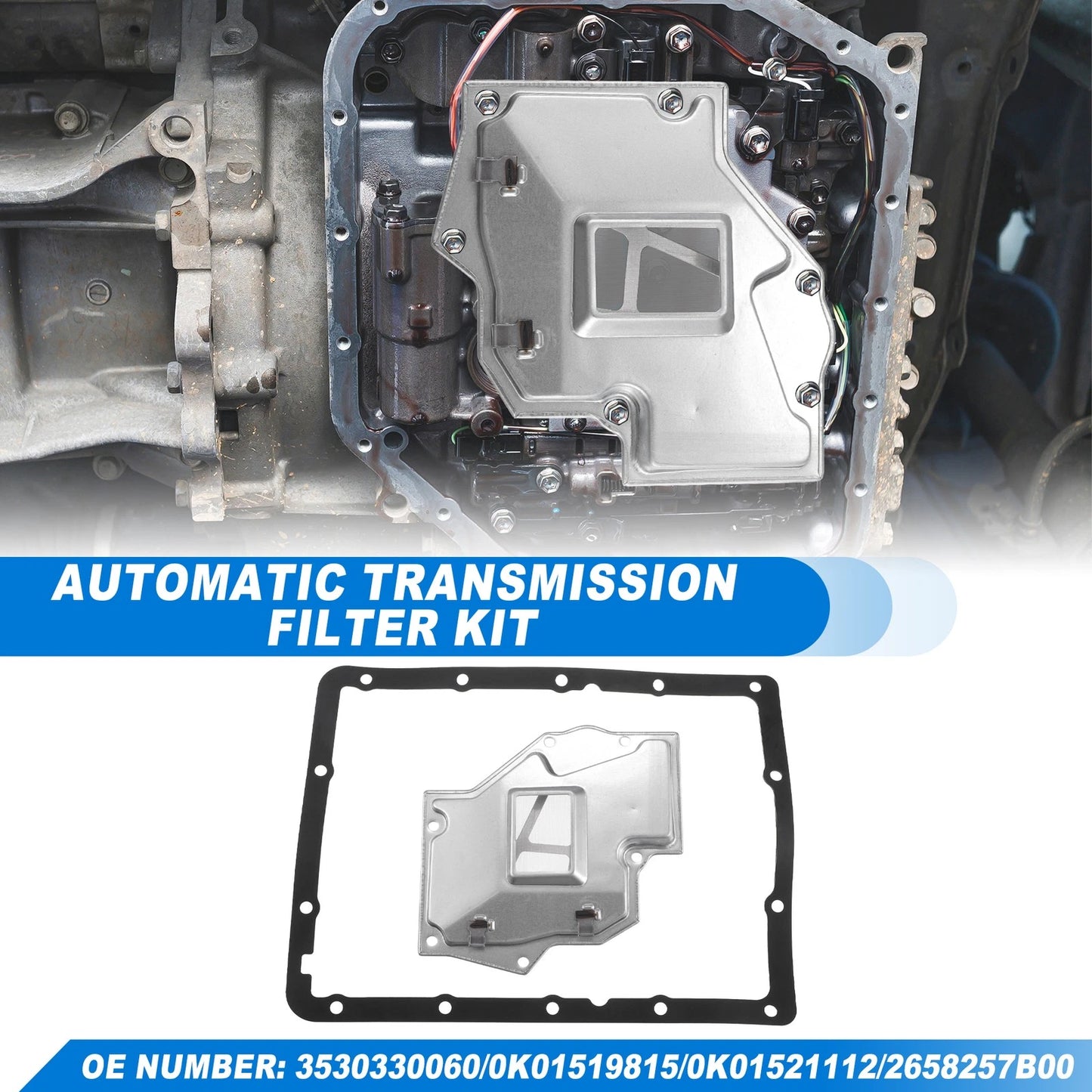 A43DE Transmission Filter Oil Pan Gasket Kit for Chevrolet (No. 3530330060)