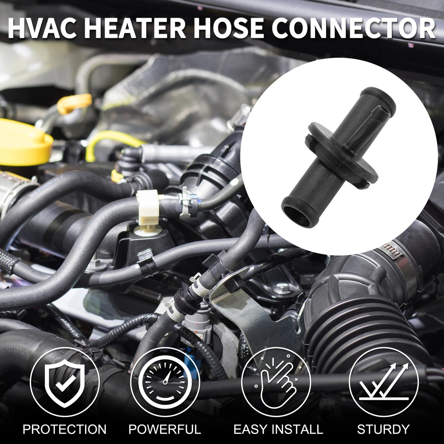 HVAC Heater Hose Connector for Mercedes-Benz E300 (1996–1999) No. 2108320015