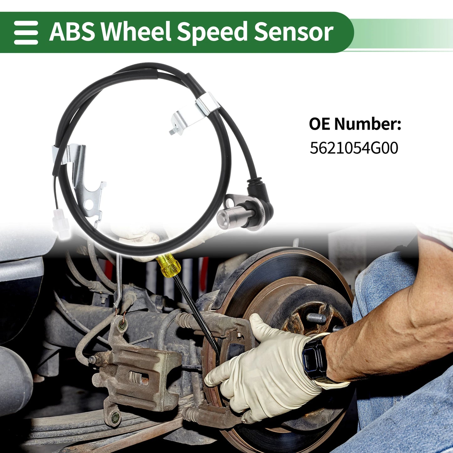 ABS Wheel Speed Sensor No. 5621054G00 for Suzuki Aerio (2002–2007)