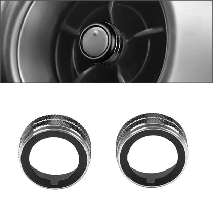 Blk Side Air Outlet Vent Knob Trim for Subaru BRZ, Toyota GR86 (2022-2023)