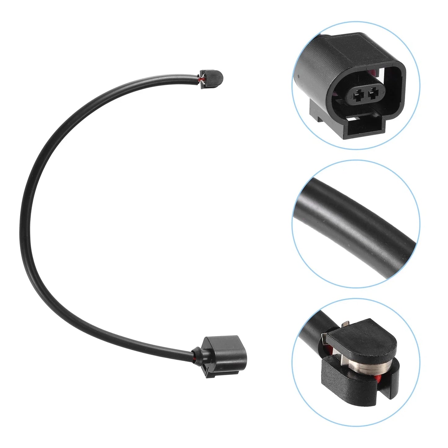 Front Brake Pad Sensor for Porsche Panamera (2010-2023) - Plastic Rubber Black