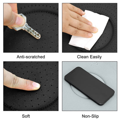 Bottom Seat Pad Cover for Universal Car SUV Truck (1 Pc) Black Cotton