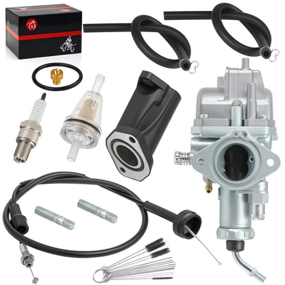 Carburetor Kit for Yamaha Timberwolf YFB250 (1992–2000) w/ Throttle Cable
