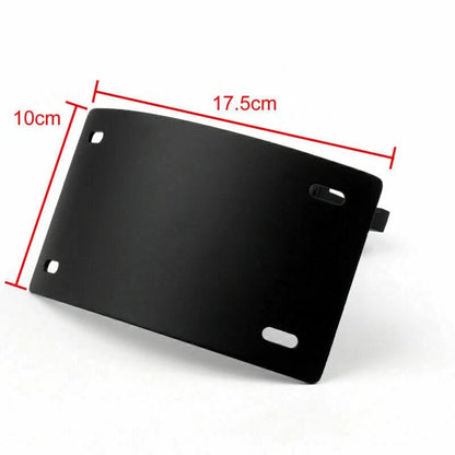 Curved Side Mount License Plate for Yamaha R1 (2004–2014) BLK A