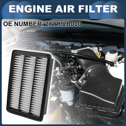 Car Engine Air Filter No. 281132B000 for Hyundai Santa Fe (2007–2009)