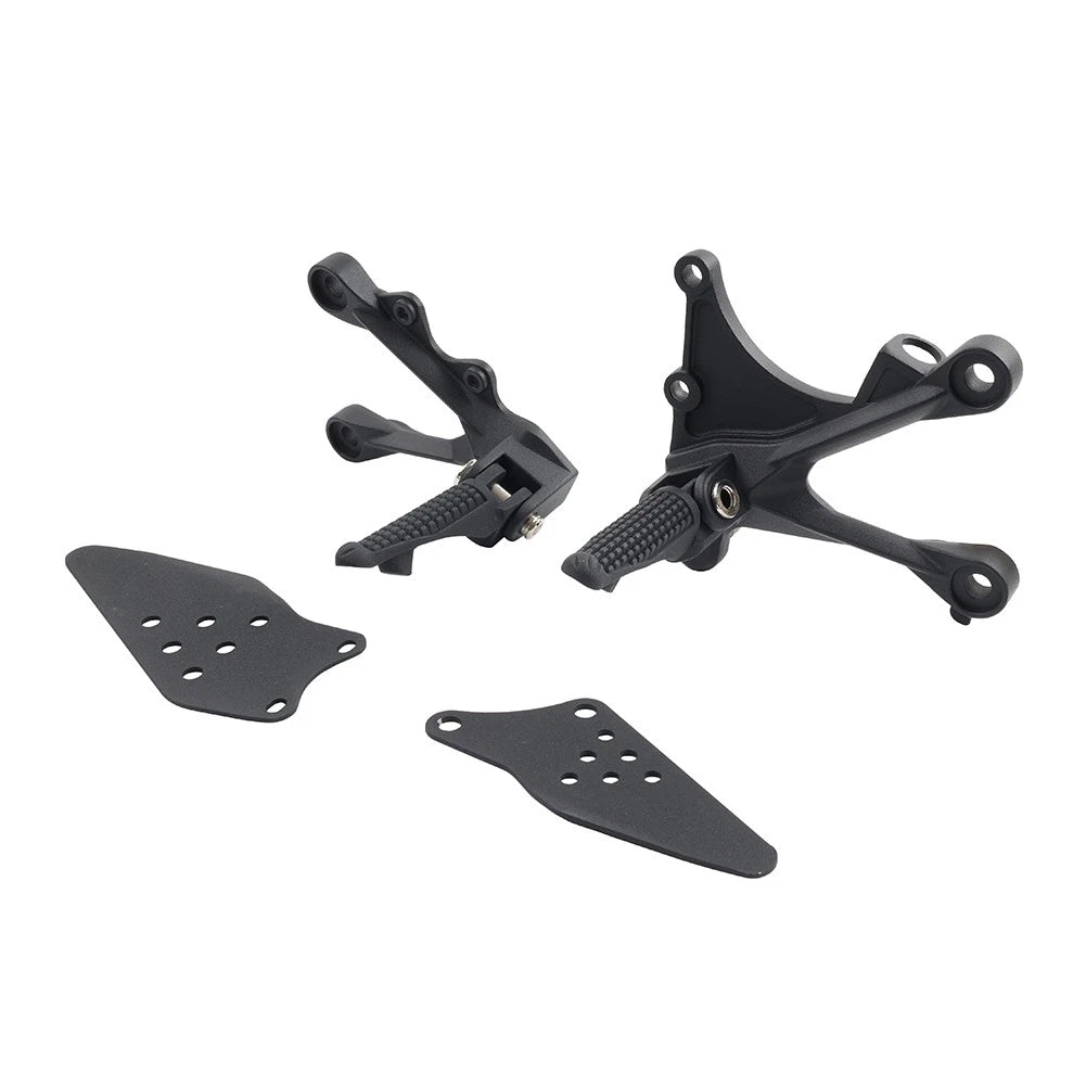 Front Driver Footpeg Footrest Bracket Kit for Kawasaki Ninja ZX6R ZX636 (2009–2024)