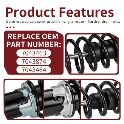Front Rear Shock Absorbers for Polaris Scrambler 850 Sportsman XP 550 850 1000 (2010–2023)
