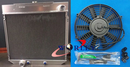 Aluminum Radiator with Fan for Ford Falcon XA XB XC Fairlane ZF ZG (1972–1977)
