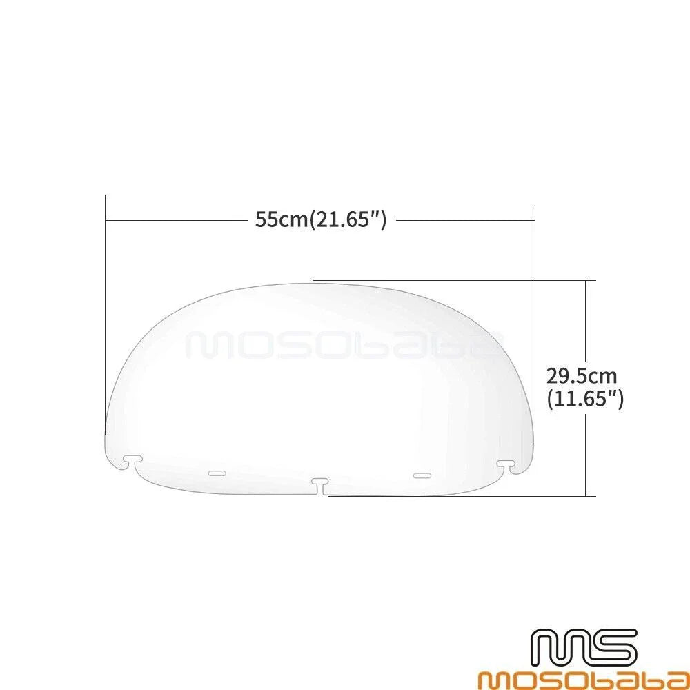 10'' Clear Windshield for Harley Road Glide Dyna Wide Glide FXD (2010-2023)