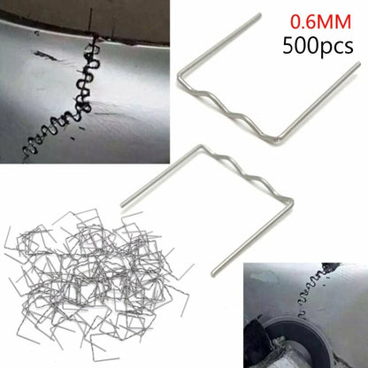 500 x 0.6mm Flat Hot Staple for Car Bumper Welder Repair Kit
