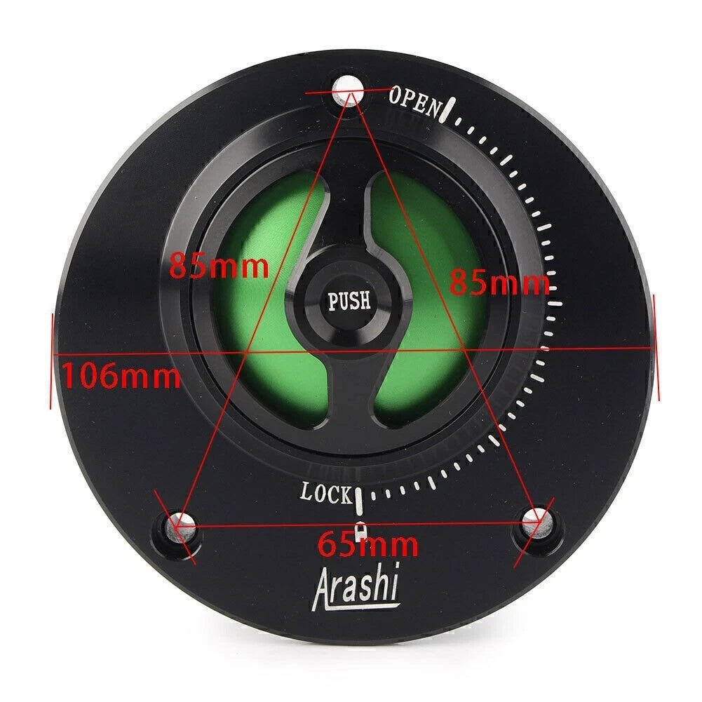 CNC Aluminum Gas Tank Cap for Yamaha MT-09 (2013–2018), FZ1, FZ6 Fazer (All Years)