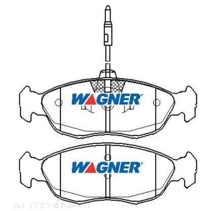 Set of 4 Front Disc Brake Pads for Peugeot 306 (1994–2001)